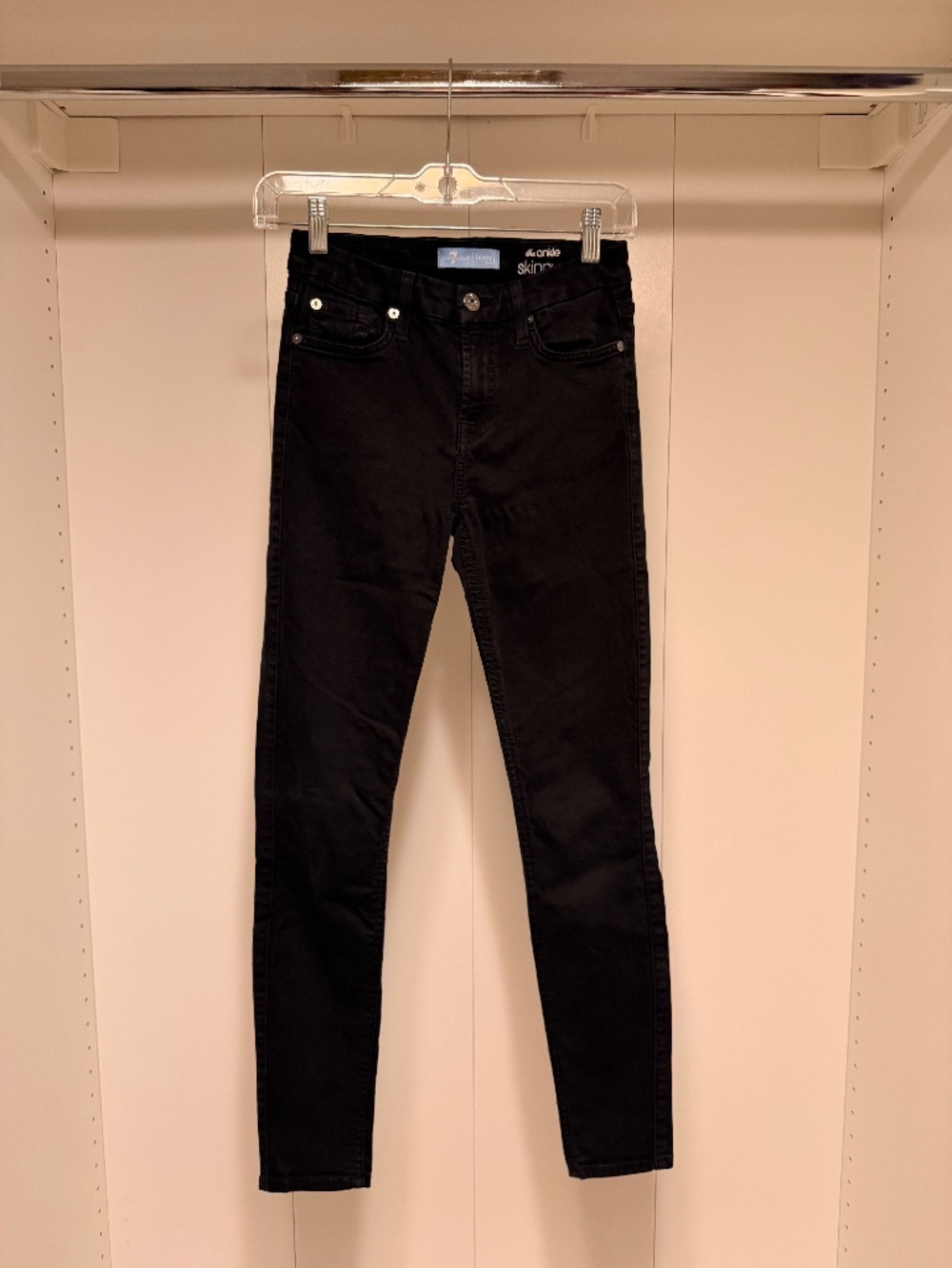 7 For All Mankind Black Jeans